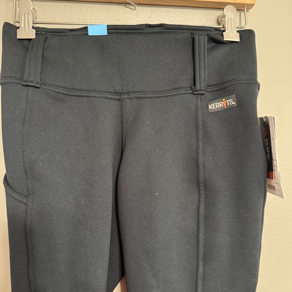Kerrits NWT black Sit Tight Windpro Kneepatch riding pant size small - Picture 4 of 7